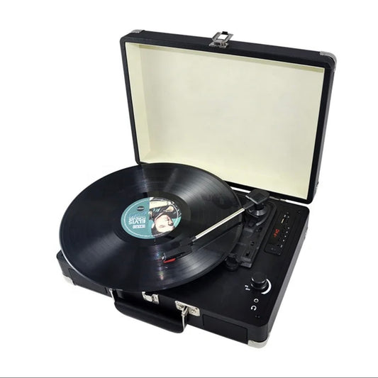 Vintage Vinyl Player W/ Bluetooth