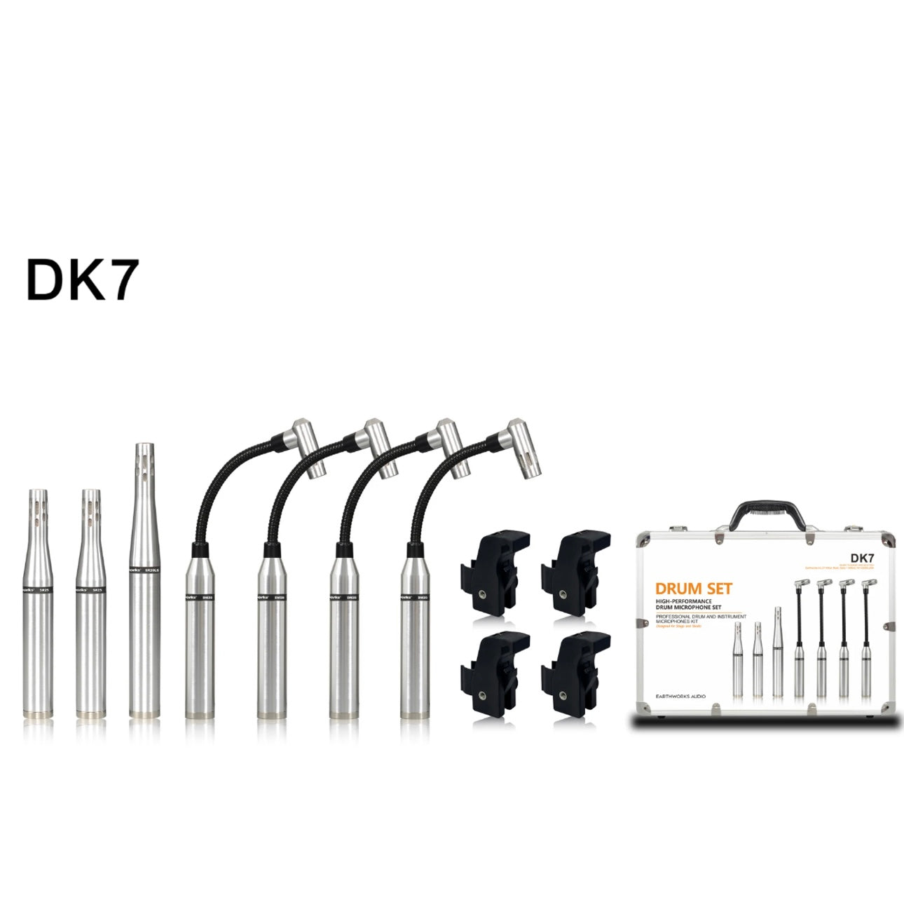 Professional High Quality 7-Piece Drum Mics