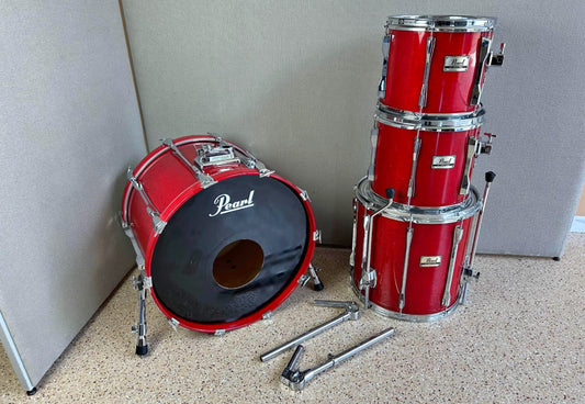 Pearl “All Birch Shell” Shell Pack In Sequoia Red. Excellent Condition!