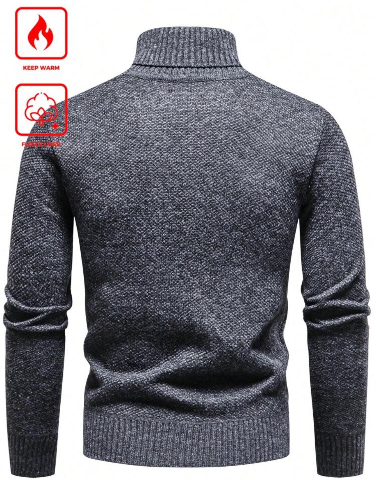 Turtle Neck Thermal (2PK)DARK GRAY