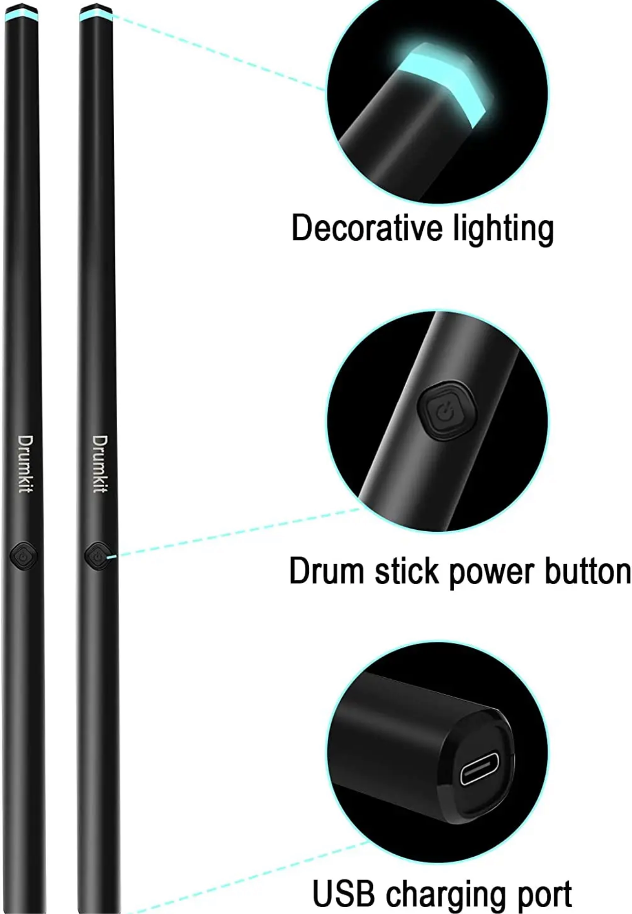 Electric Drumsticks /Air Drumset