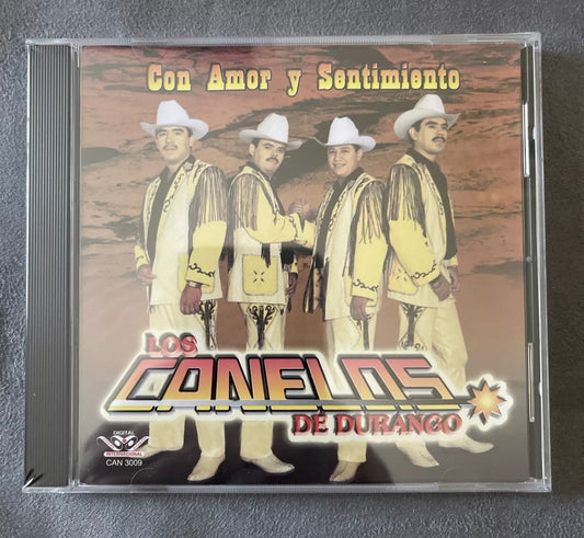 Canelos De Durango CD “CON AMOR y SENTIMIENTO” (RARE)