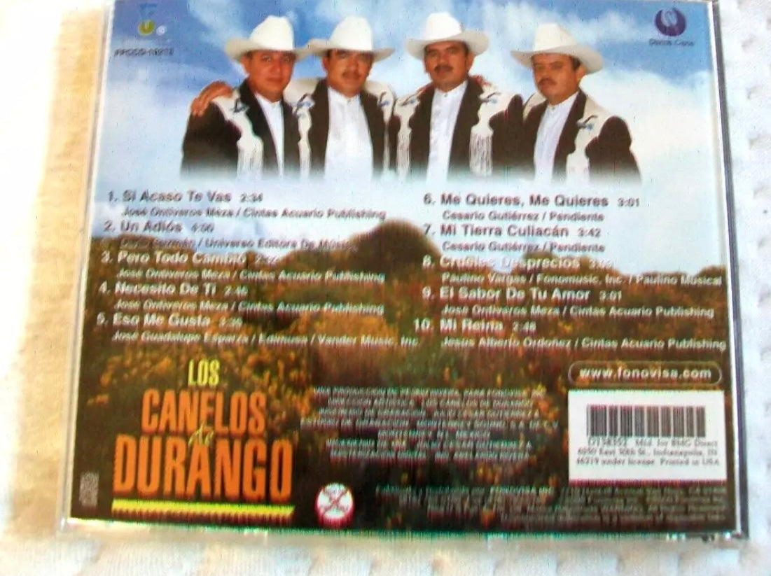 Canelos De Durango CD “EL SABOR DE TU AMOR”