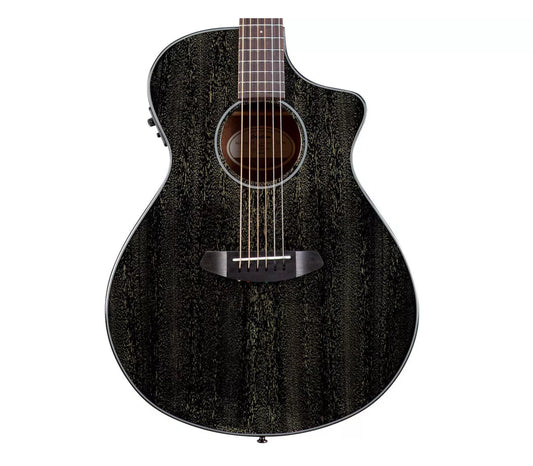 Breedlove Rainforest S Concert Acoustic Guitar Black Gold (REFURBISHED) (LIKE NEW)