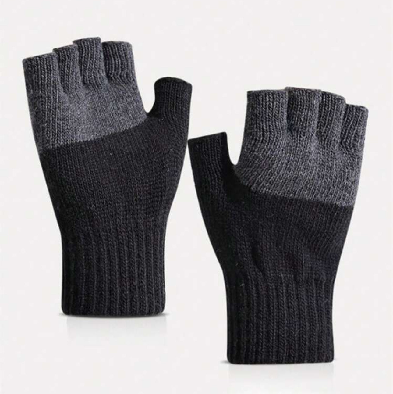 Half Finger Gloves (4PK)(BLACK&GRAY)